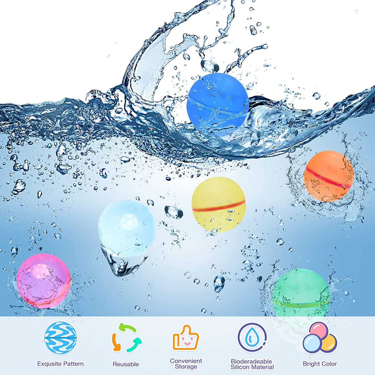 Trendora Reusable Water Balloons (12 pcs)